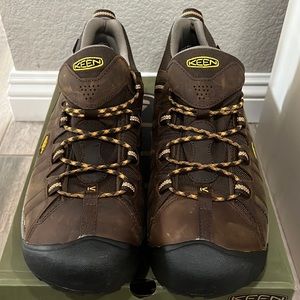 Keen Men's Targhee II Waterproof size 14US Cascade Brown/golden yellow NWB.